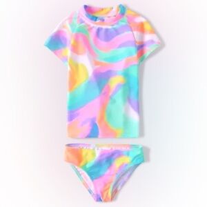 Children’s Place Tie-Dye Two-Piece Swimsuit NWOT